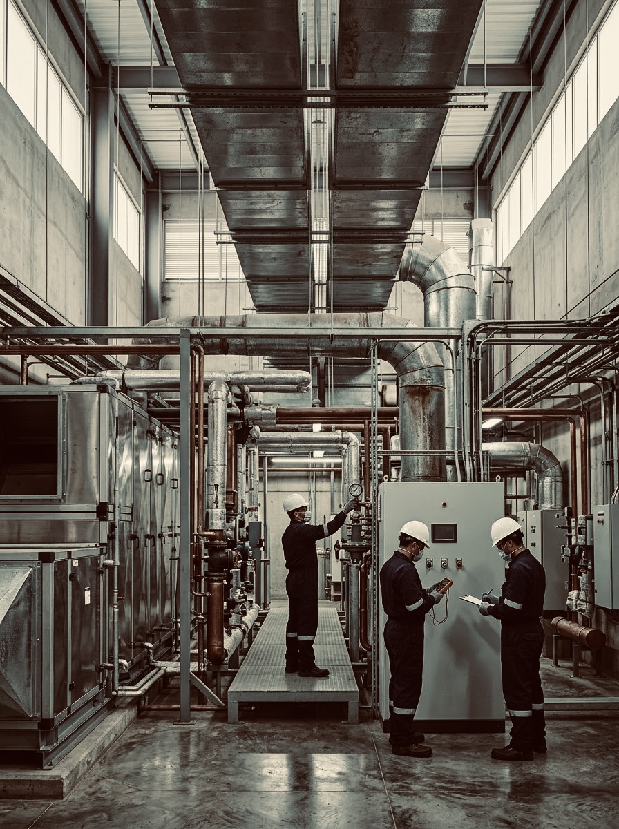 Instalación industrial con solución energética InterCool